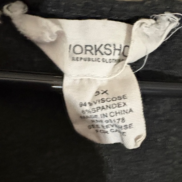 Dark Gray 3/4 Sleeve Tunic Top - Picture 2 of 10